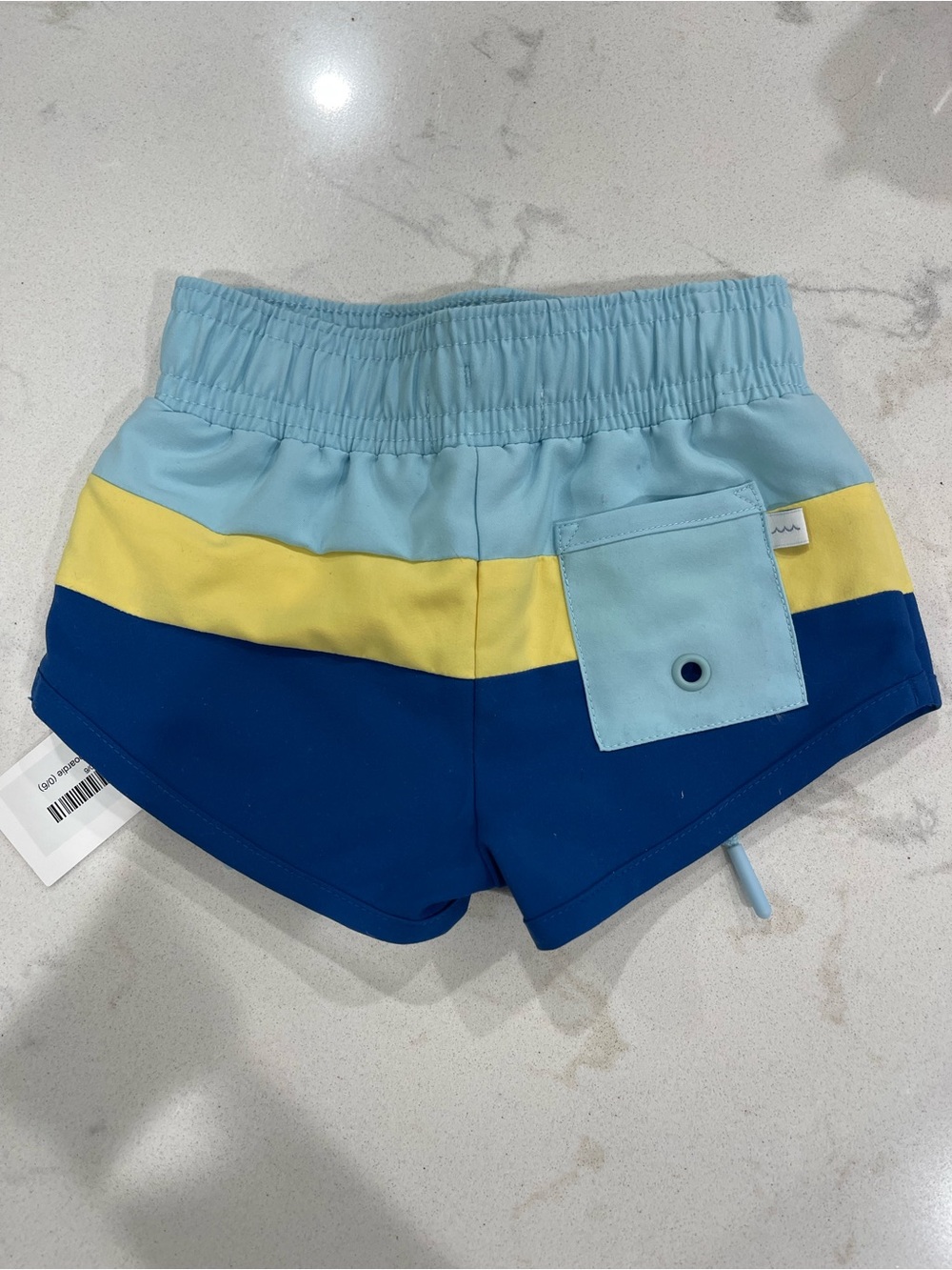 NWT - Minnow boys sail blue colorblock boardie, size 0-6 months - Picture 2 of 3